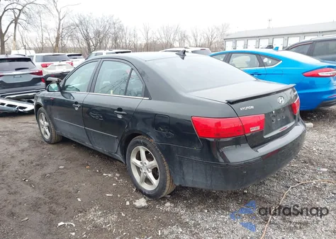 2009 Hyundai Sonata Limited/Se z USA, uszkodzony, nr VIN 5NPEU46C598517605